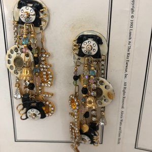 Vintage Lunch at The Ritz Earrings